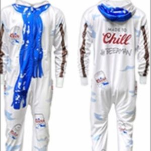 Coors lite Onesie pajamas Sz 2X